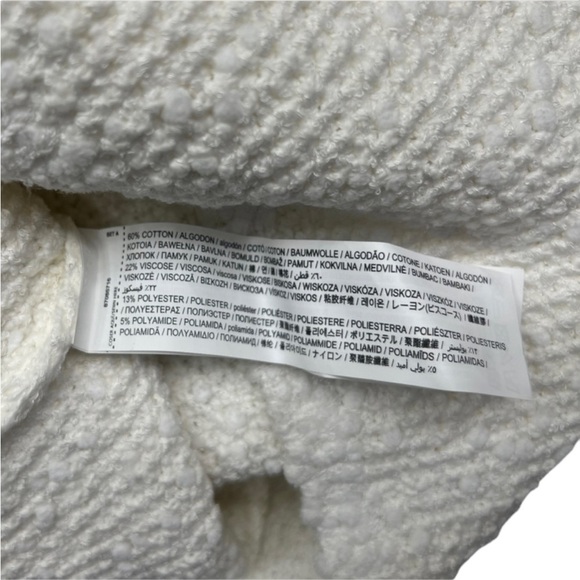 MNG by Mango Off White Light Wash Pull On Mini Skirt - Size Medium - Picture 9 of 11